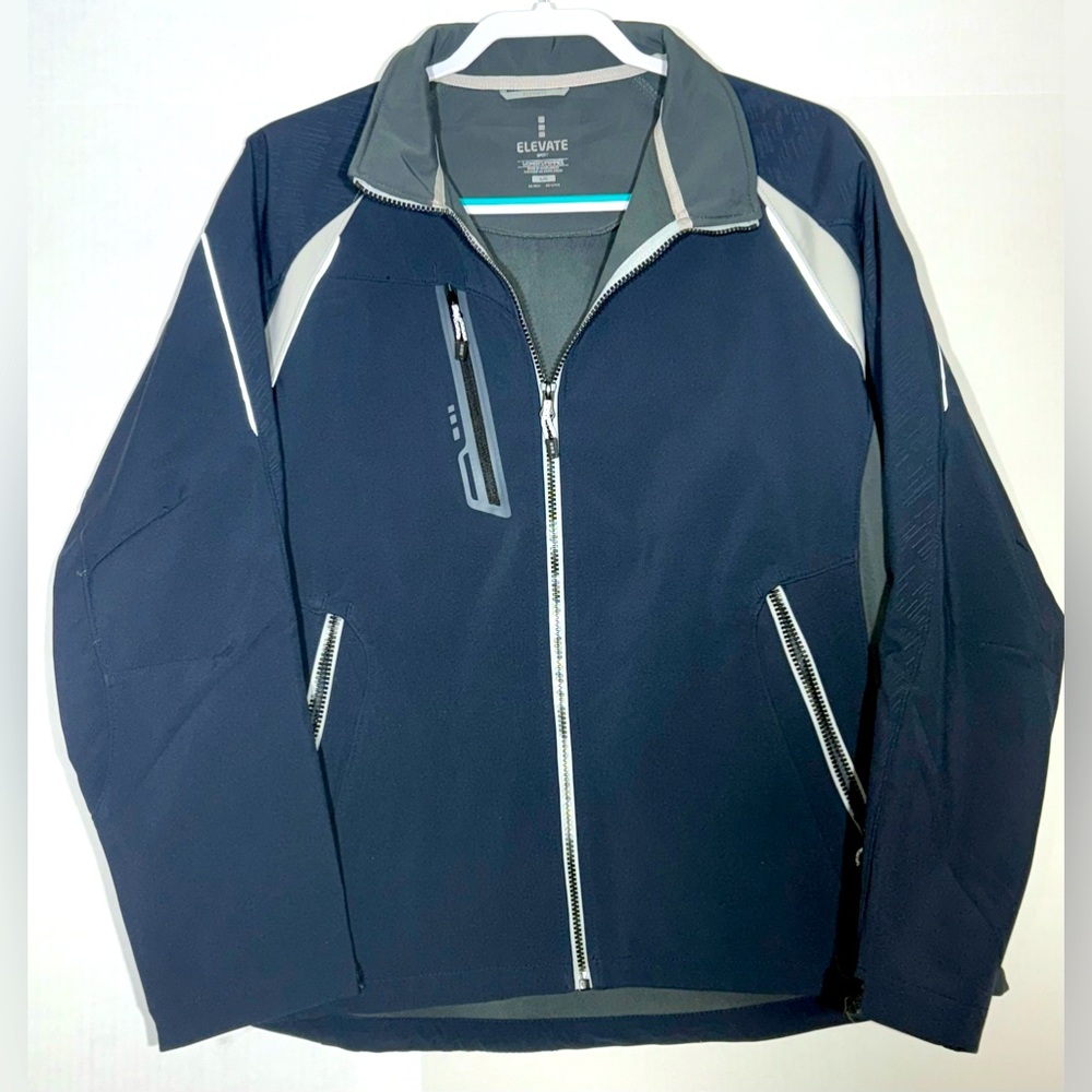Elevate Sport Softshell Jacket Women's Size Large Full Zip Long Sleeve